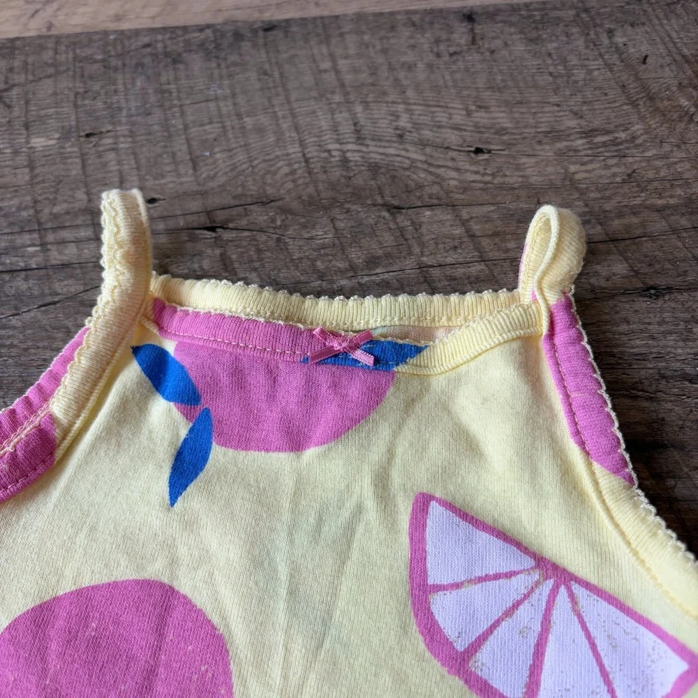 Carter’s 9M Yellow Fruit Print Bodysuit